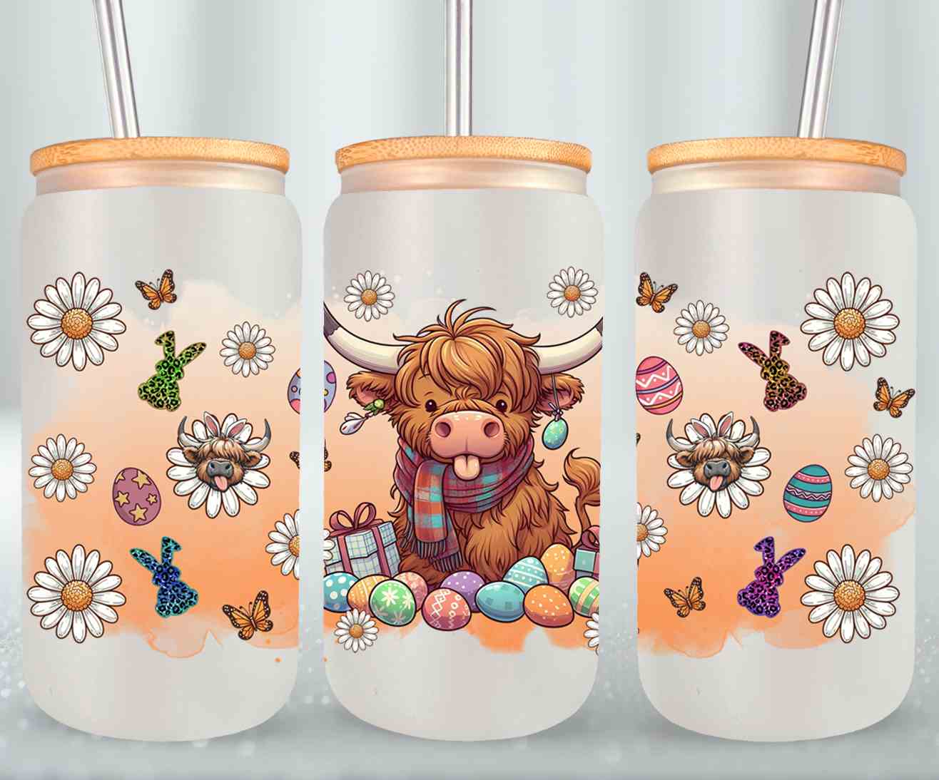 Highland Cow Easter-10374